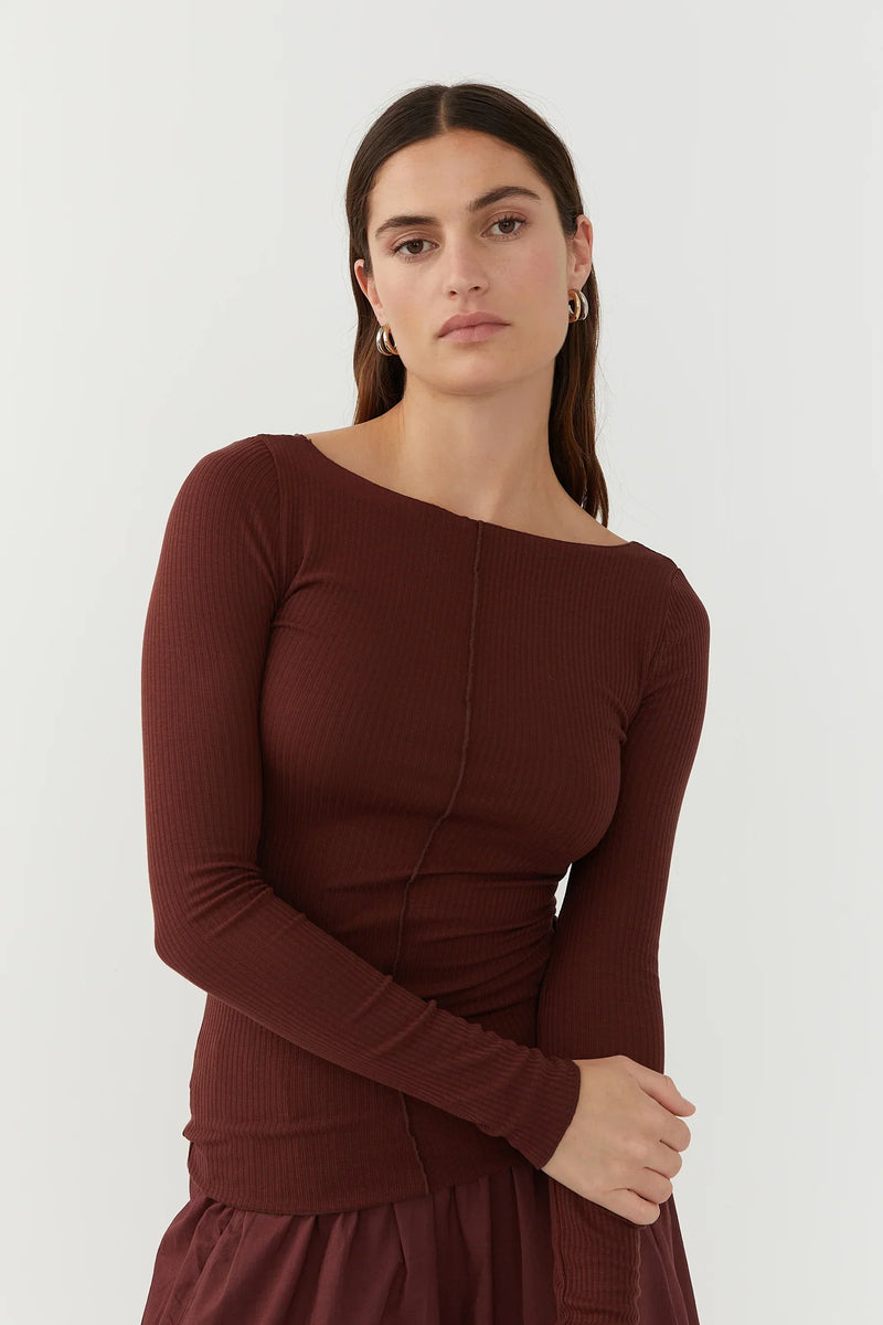 burgundy dress top JLUXLABEL Women's Drape And Destiny Maxi Dress main image 0