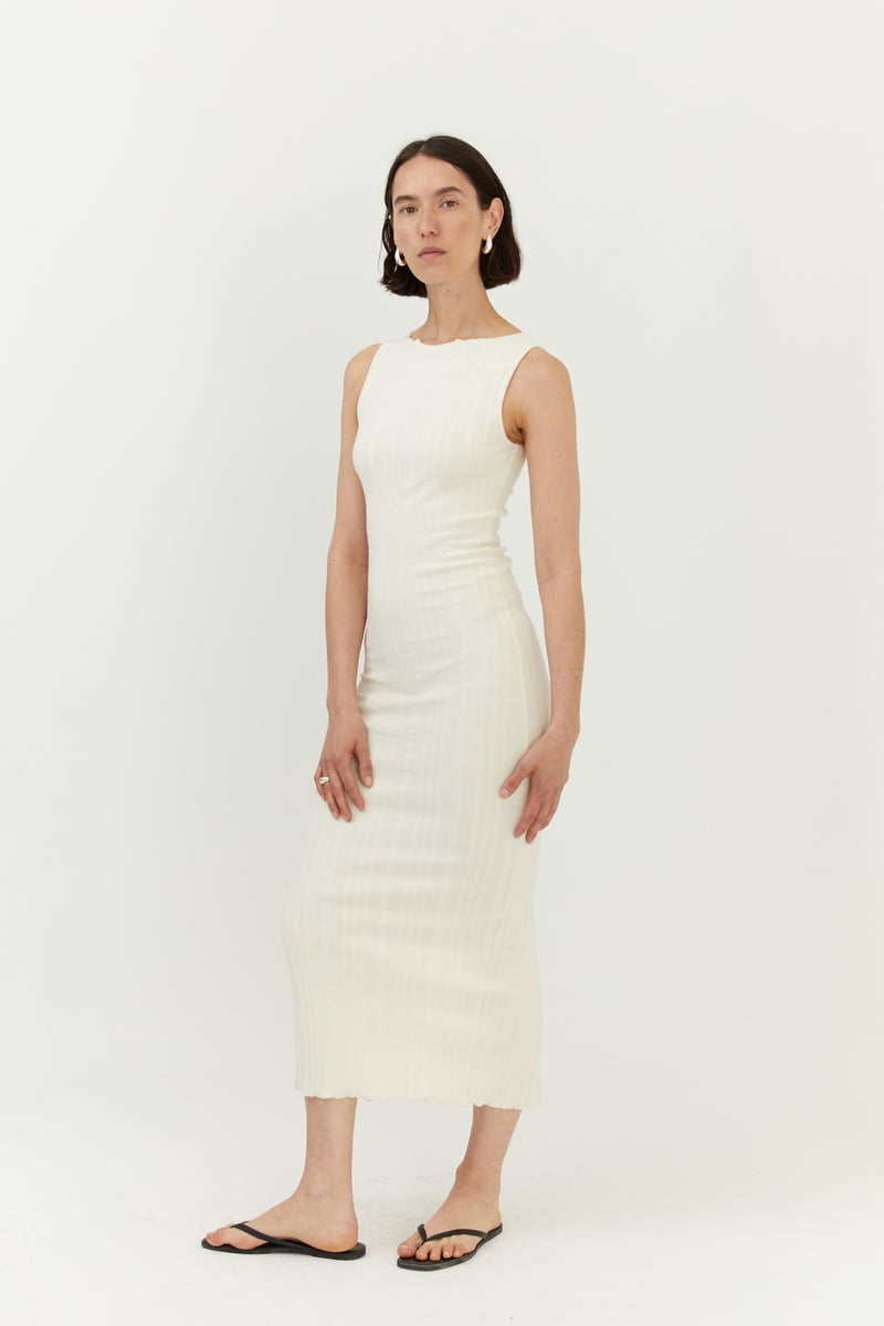 TheSlowLabel-Wide-Rib-Dress- TheSlowLabel-Wide-Rib-Dress-