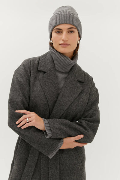 Beanie Grey | Sustainable Women's Accessories – The Slow Label