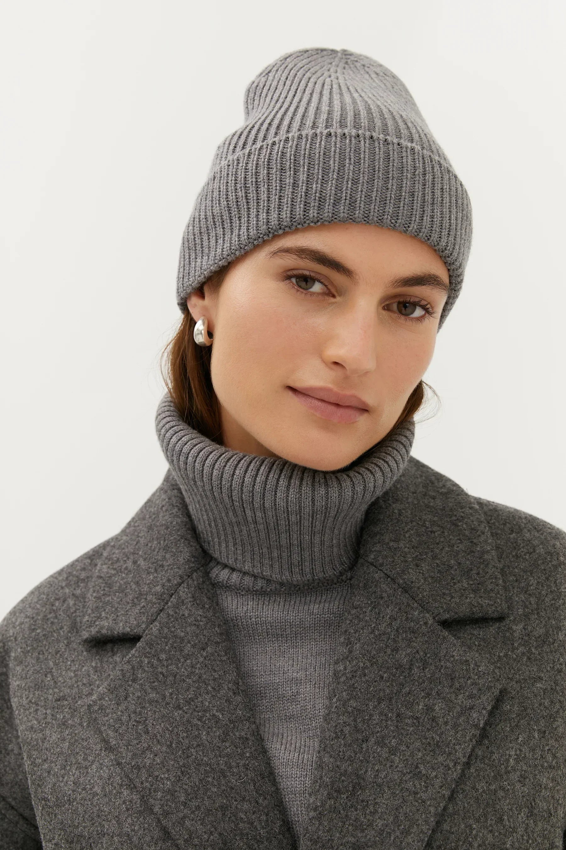 Beanie Grey | Sustainable Women's Accessories – The Slow Label