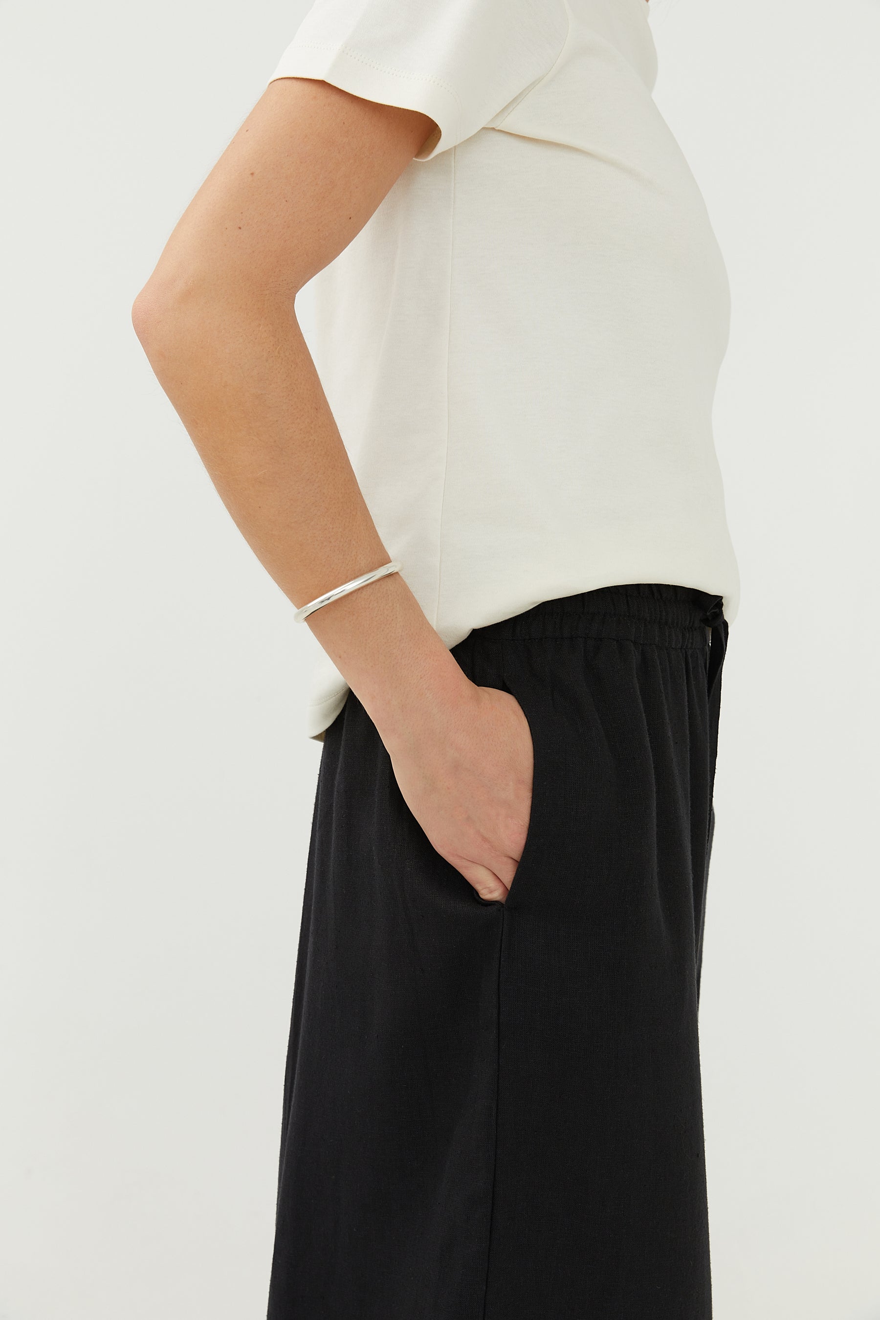 Drawstring Pants Black – The Slow Label