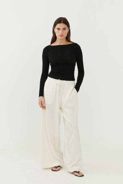 マーガレットハウエルパンツ　Drawcord Trouser SUMMER WOOL TROUSERS | MARGARET HOWELL（マーガレット