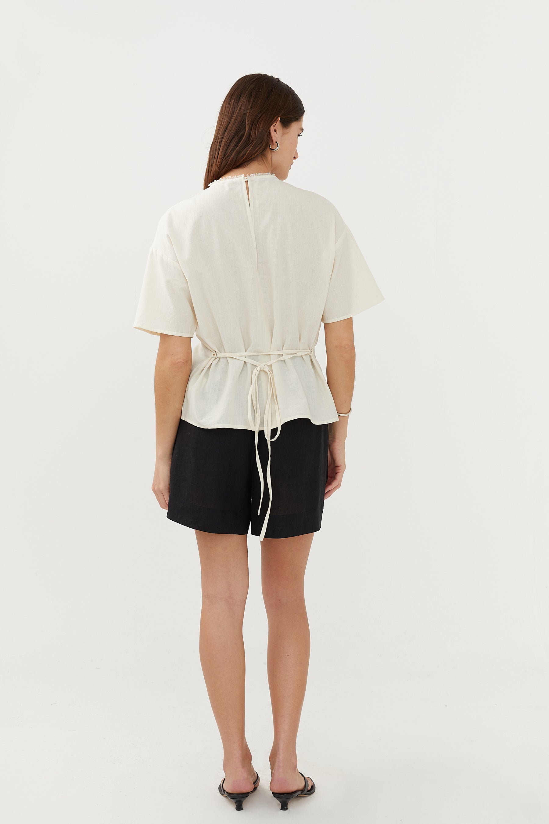 Drawstring Shorts Black – The Slow Label