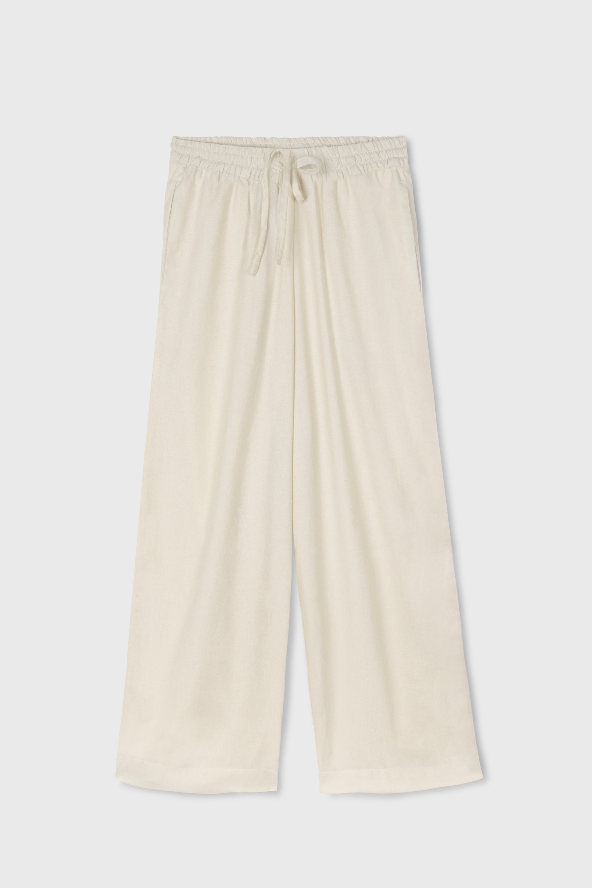 パンツ・ボトムスその他 Celine Drawstring Cashmere Pants TRIOMPHE JOGGING PANTS IN FLOWING SATIN - BLACK | CELINE
