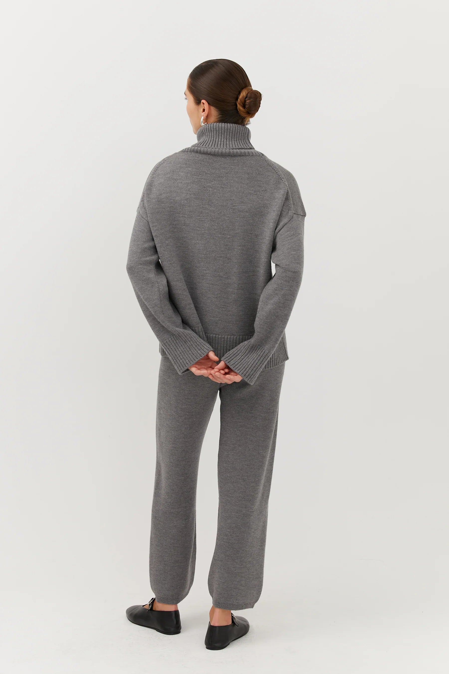 Wool Pants Grey | Sustainable Women's Pants & Skirts – The Slow Label