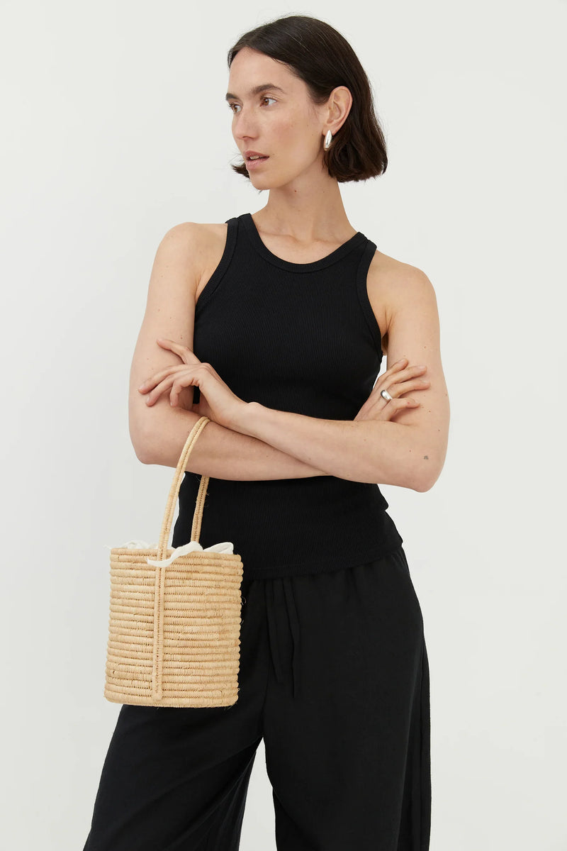 Raffia Bucket Bag | Sustainable Women's Accessories – The Slow Label