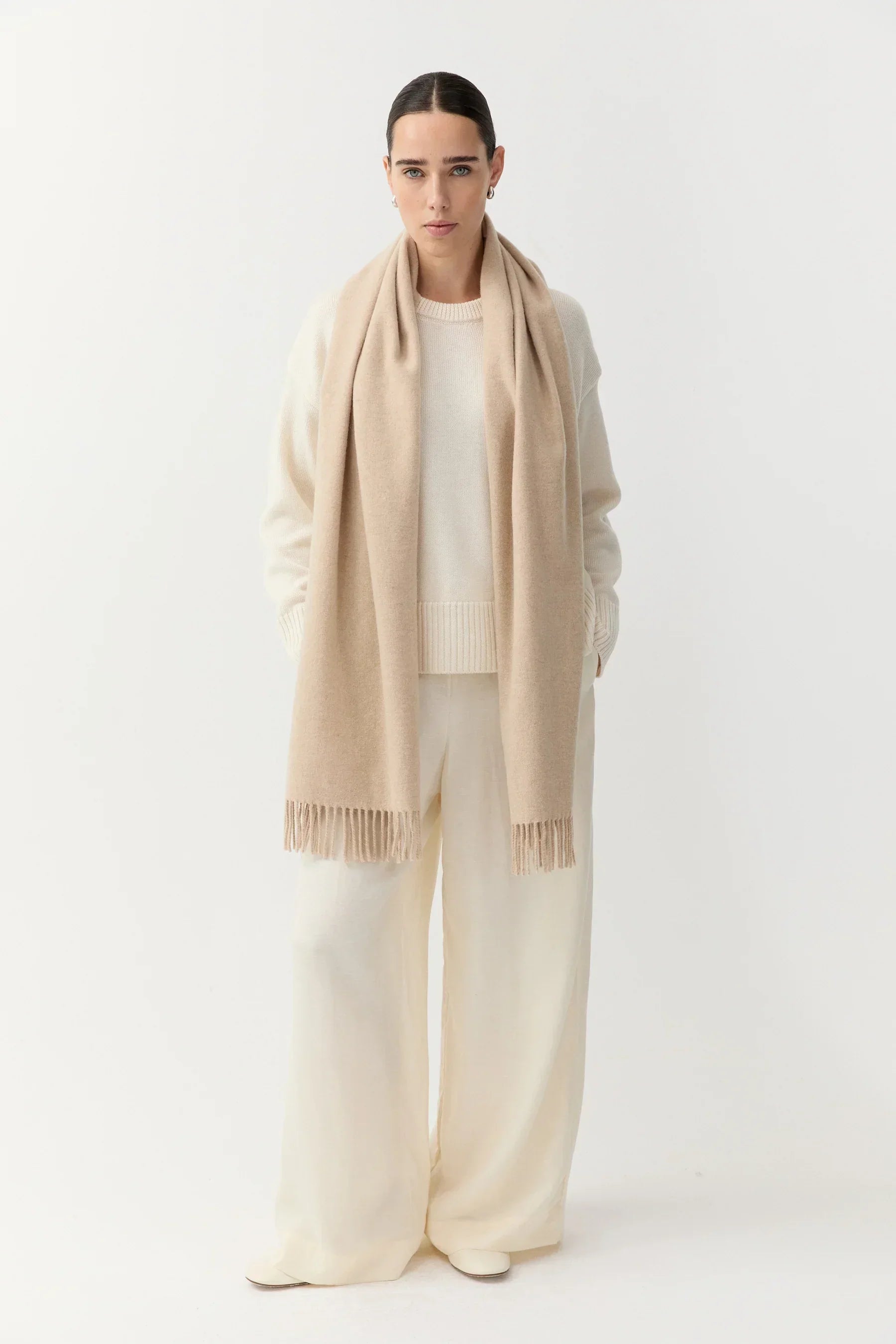 小物 25AW WAPS WRAP 01 SCARF COTTON BEIGE Beige Plaid Wrap Scarf by Levi's® - 53,95 €