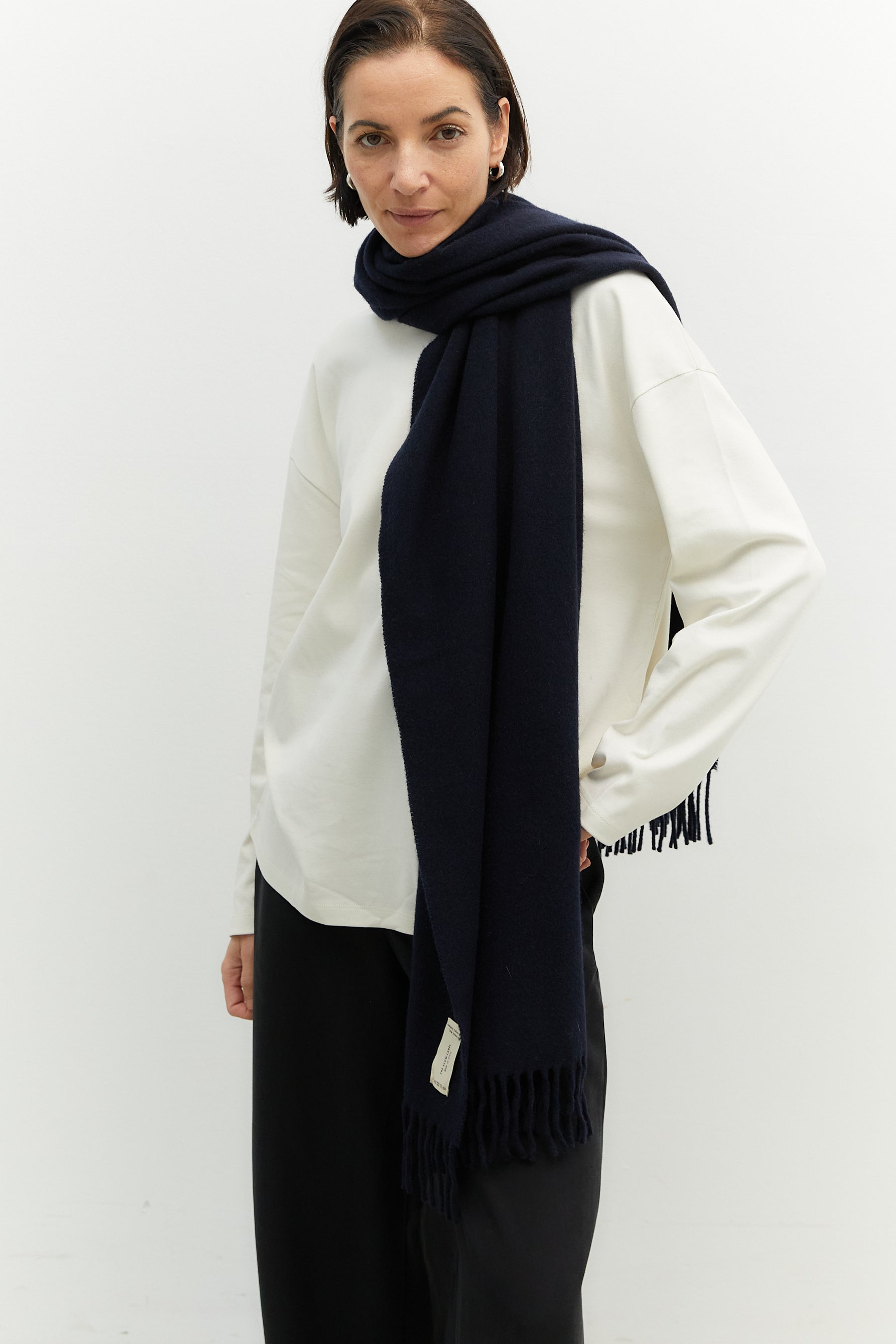 Navy and black sales scarf